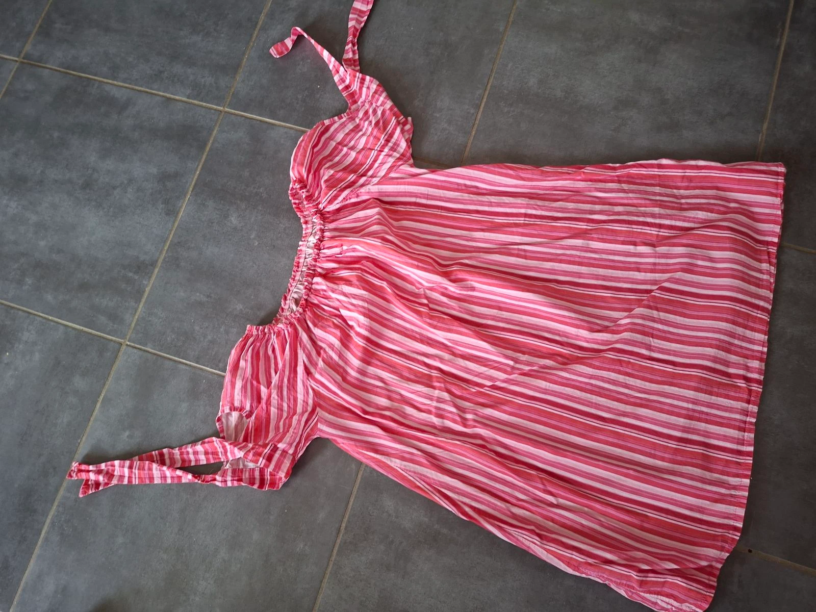 Blusa de hombros descubiertos / vestido de algodón veraniego para salidas – photo 3